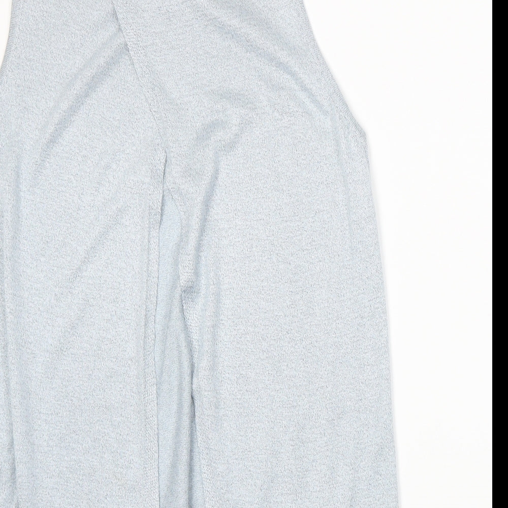 River Island Womens Blue  Knit Vest Jumper Size 10