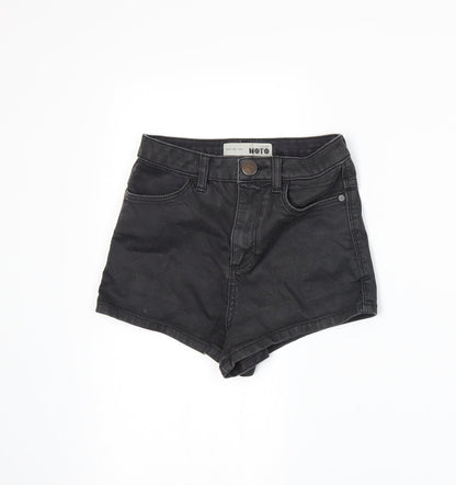 Topshop Womens Grey   Hot Pants Shorts Size 6