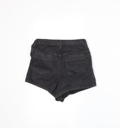 Topshop Womens Grey   Hot Pants Shorts Size 6