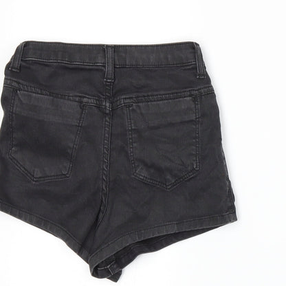 Topshop Womens Grey   Hot Pants Shorts Size 6
