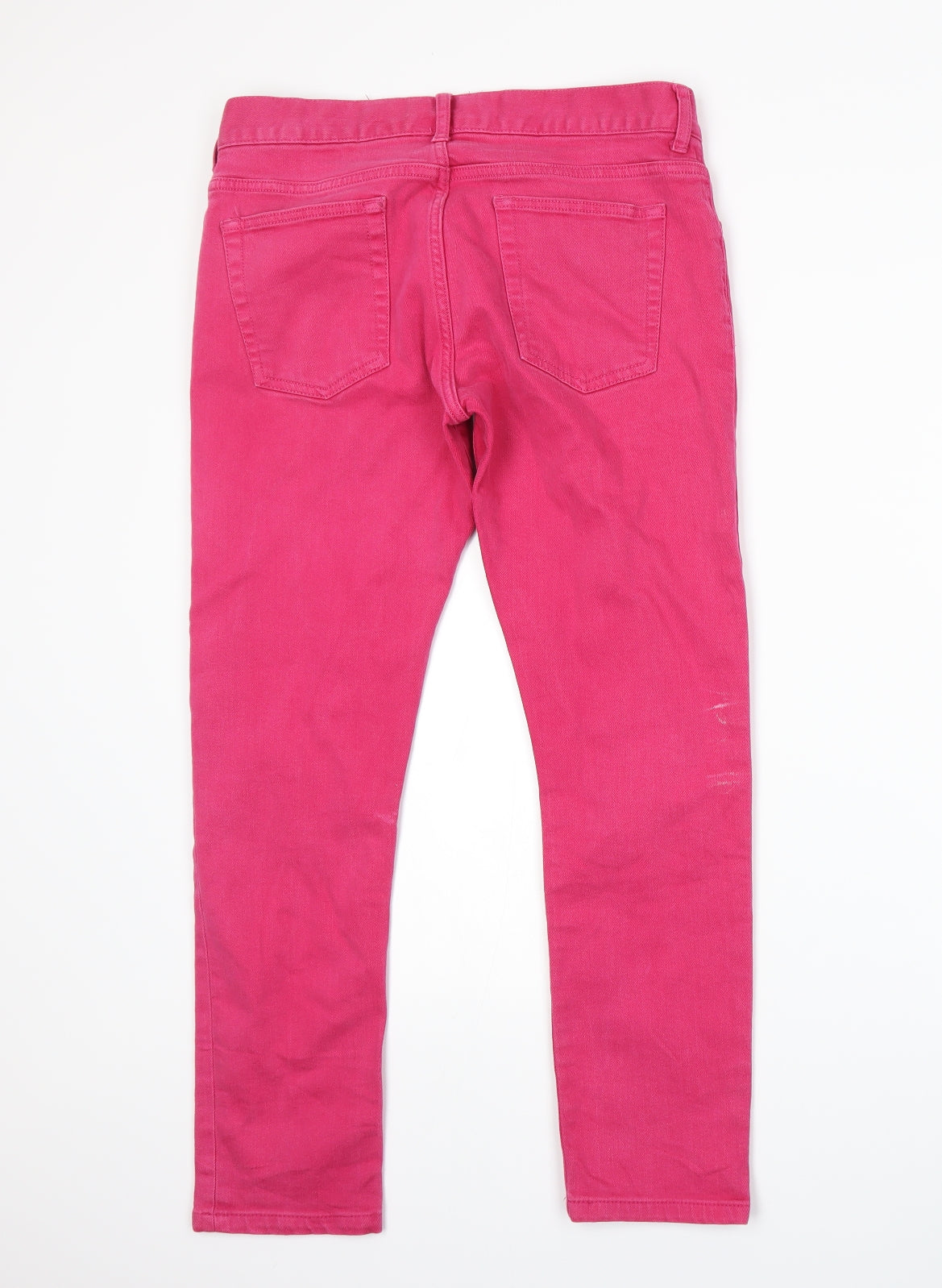 Womens UK Size 10 H&M Regular Fit Skinny Pink Jeans
