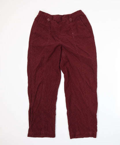 EWM Womens Red   Straight Jeans Size 12 L26 in