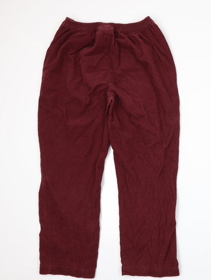 EWM Womens Red   Straight Jeans Size 12 L26 in