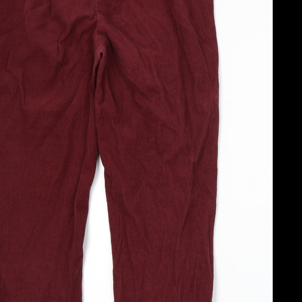 EWM Womens Red   Straight Jeans Size 12 L26 in