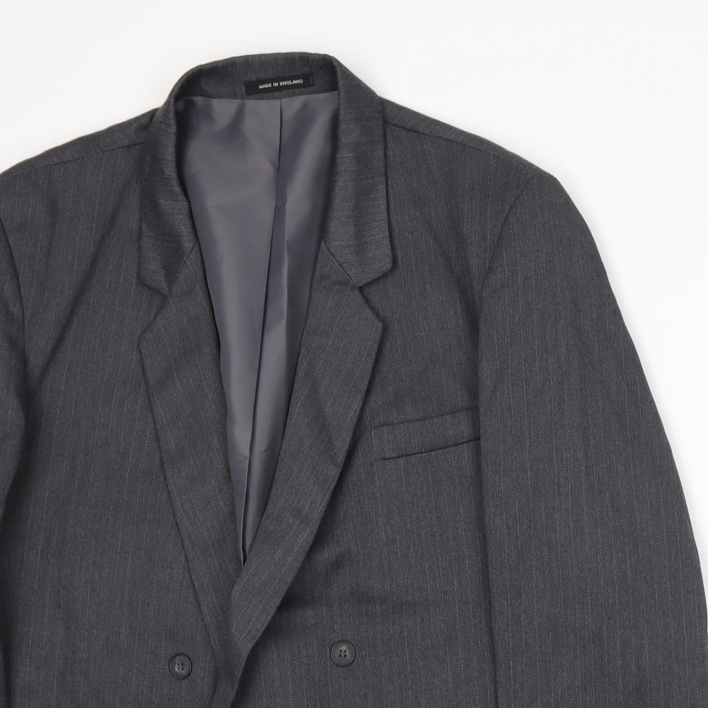 Mens UK Size L Marlowe Regular Grey Suit Jacket