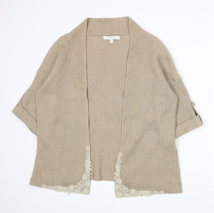 Changes By Together Womens Beige  Knit Cardigan Jumper Size 12