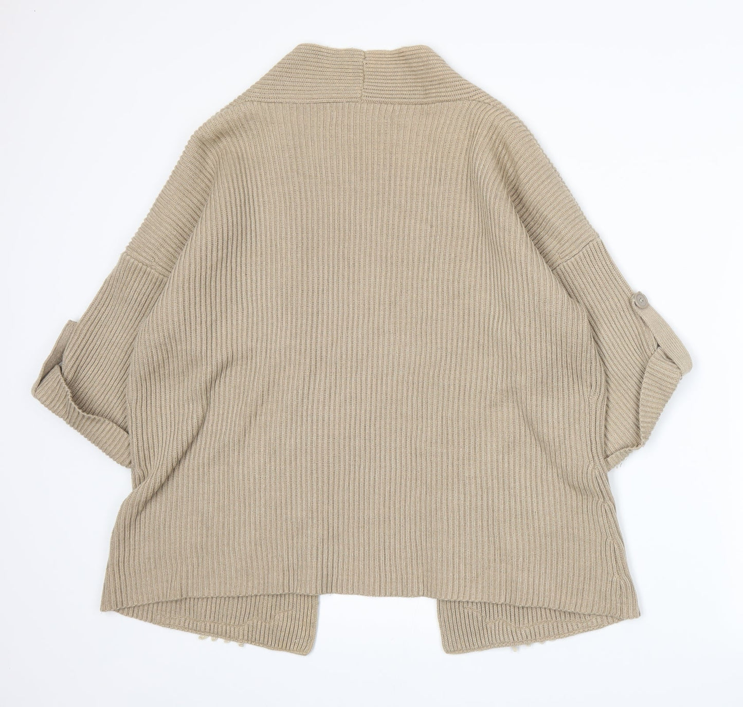 Changes By Together Womens Beige  Knit Cardigan Jumper Size 12