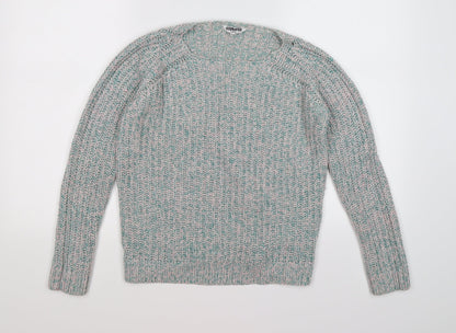New Look Girls Green  Knit Pullover Jumper Size 10-11 Years