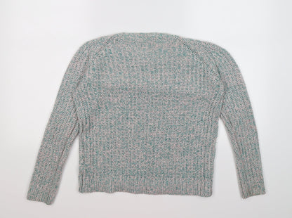 New Look Girls Green  Knit Pullover Jumper Size 10-11 Years
