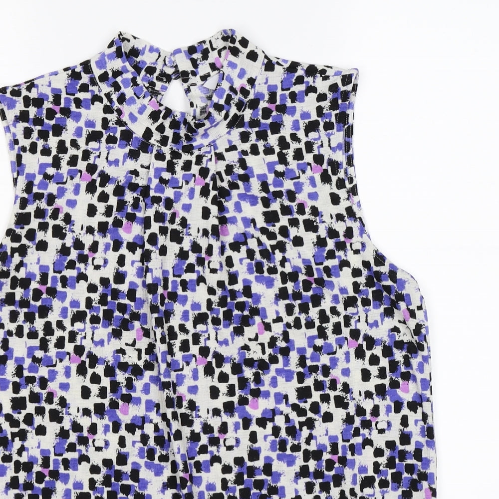 Womens UK Size 12 NEXT Purple Tunic Tank