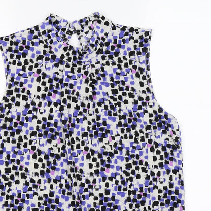 Womens UK Size 12 NEXT Purple Tunic Tank