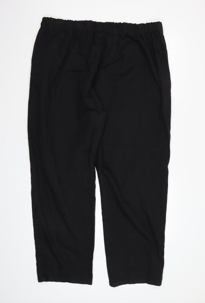 Alexandra Mens Black   Trousers  Size 2XL L30 in