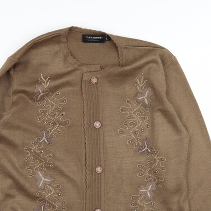 Paramour Womens Brown   Pullover Jumper Size L