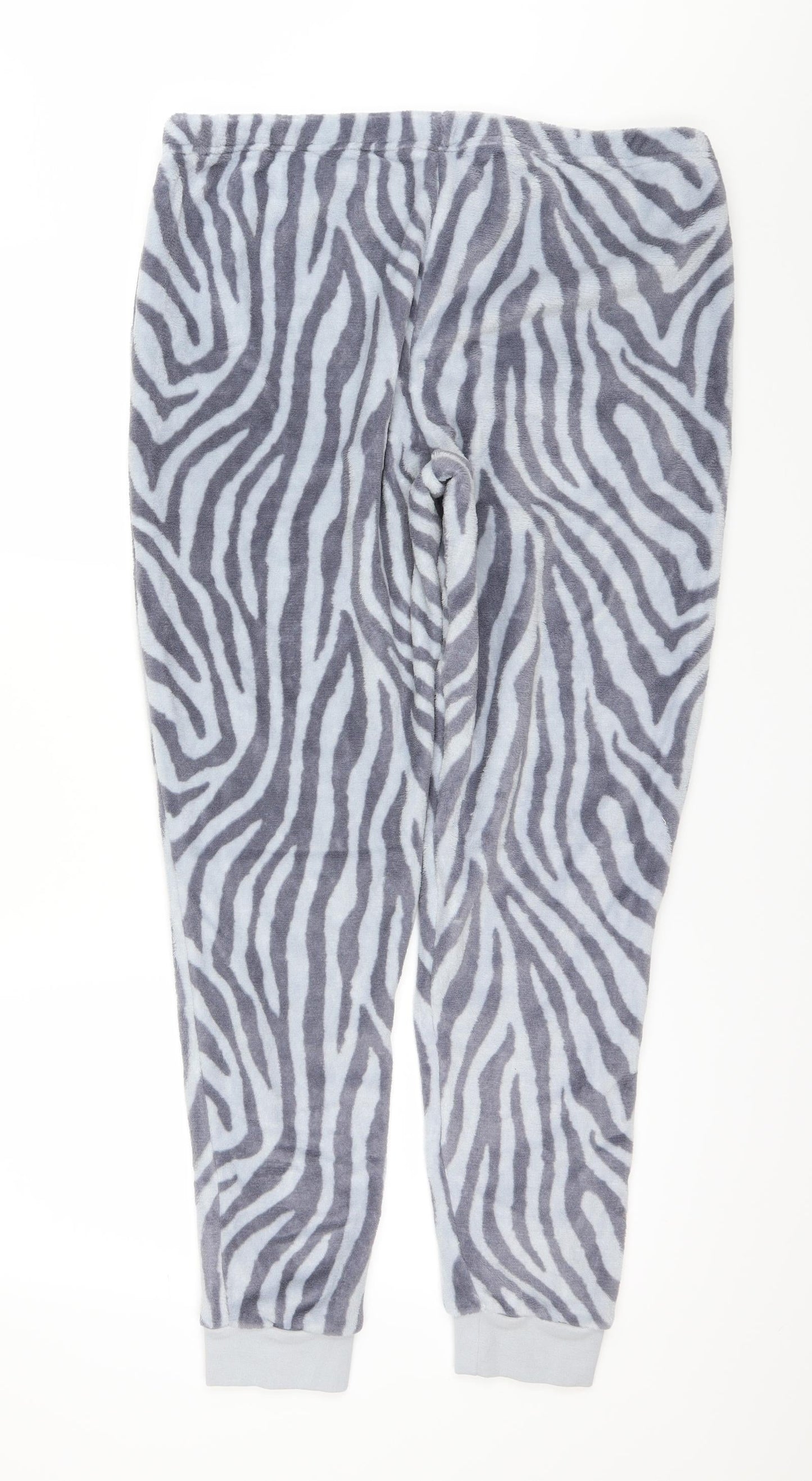 Avon Womens Blue Animal Print  Sweatpants Trousers Size 16 L28 in