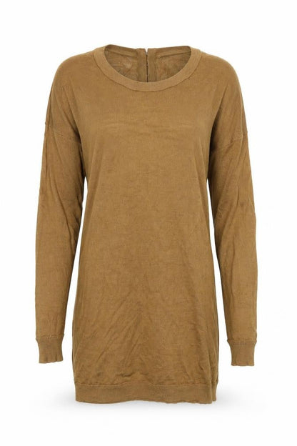 Womens UK Size 6 ASOS Brown Basic T-Shirt