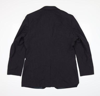 F&F Mens Black   Jacket Suit Jacket Size 40