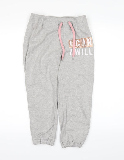Womens UK Size 8 Very Regular Fit Sweatpants Grey Trousers