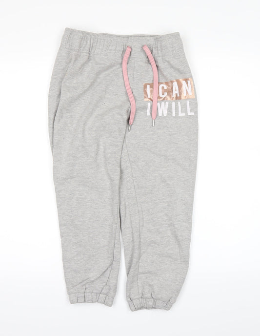 Womens UK Size 8 Very Regular Fit Sweatpants Grey Trousers