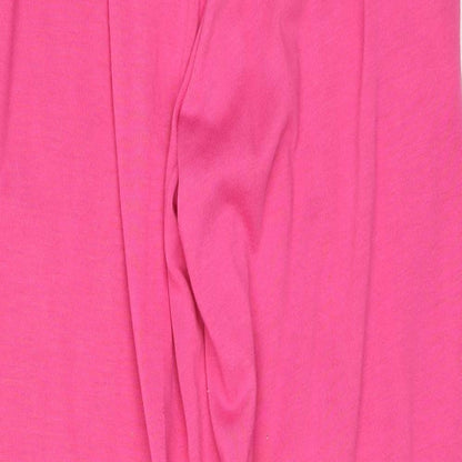 Womens UK Size S Reebok Regular Fit Sweatpants Pink Trousers