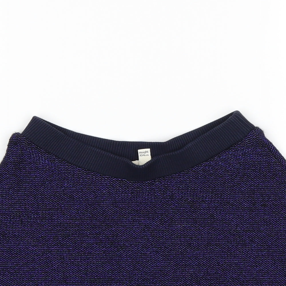 River Island Girls Blue   A-Line Skirt Size 3-4 Years