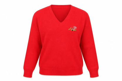 JCB Womens Red   Pullover Jumper Size 38