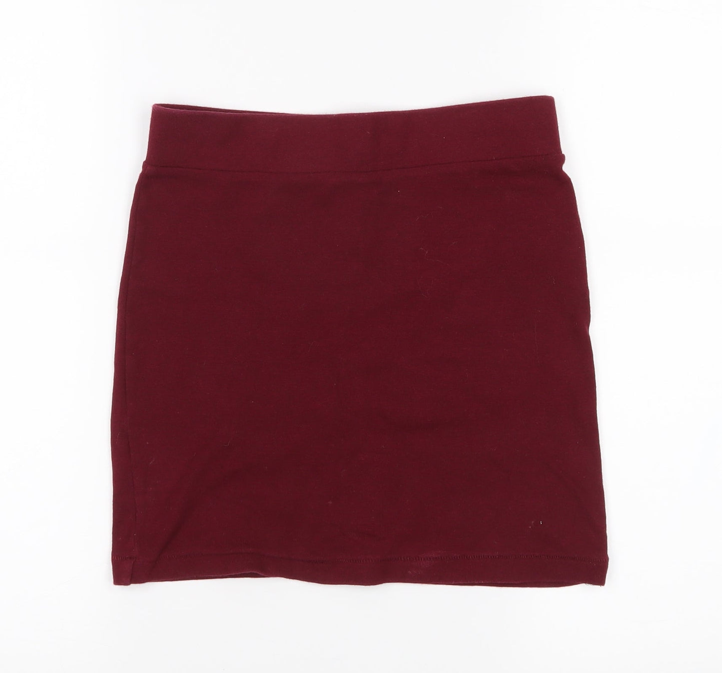 FOREVER 21 Womens Red   A-Line Skirt Size S