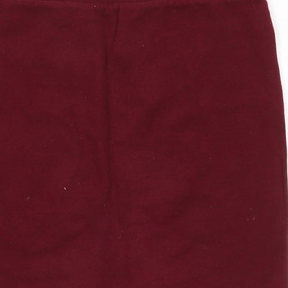 FOREVER 21 Womens Red   A-Line Skirt Size S