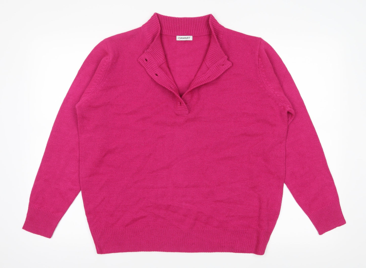 Damart Womens Pink   Pullover Jumper Size L