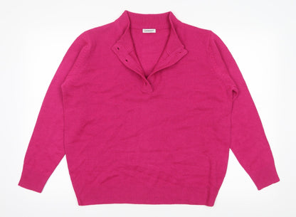 Damart Womens Pink   Pullover Jumper Size L