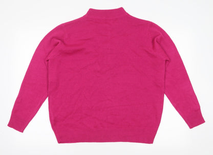 Damart Womens Pink   Pullover Jumper Size L