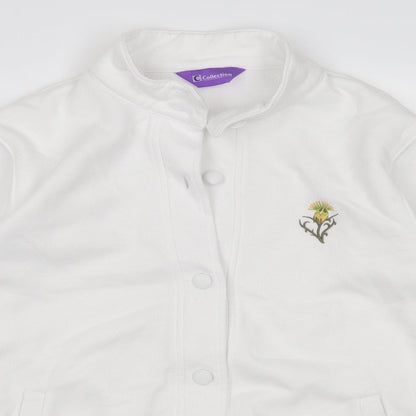collection Womens White   Cardigan Jumper Size S