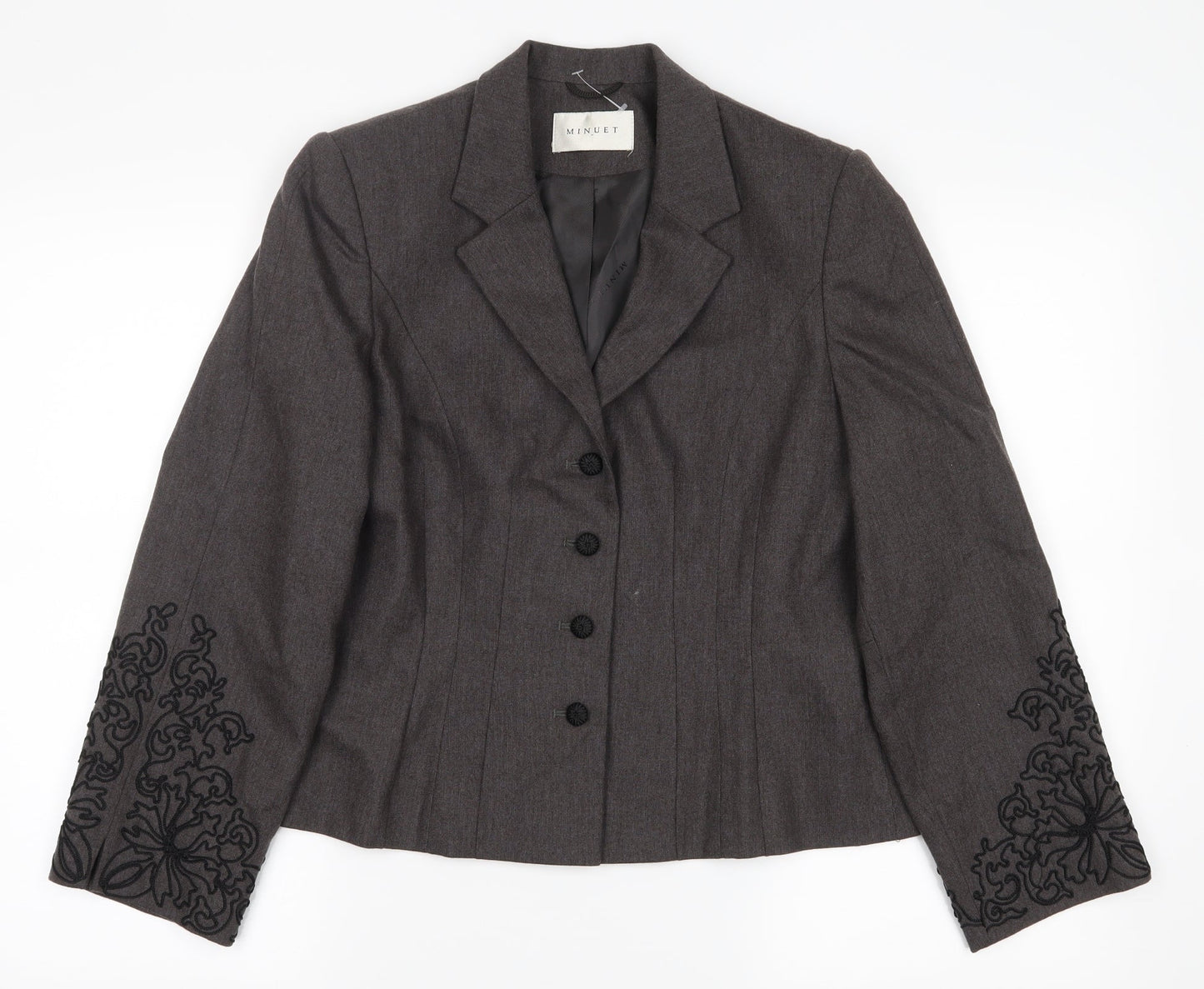 Womens UK Size 10 Minuet Grey Jacket