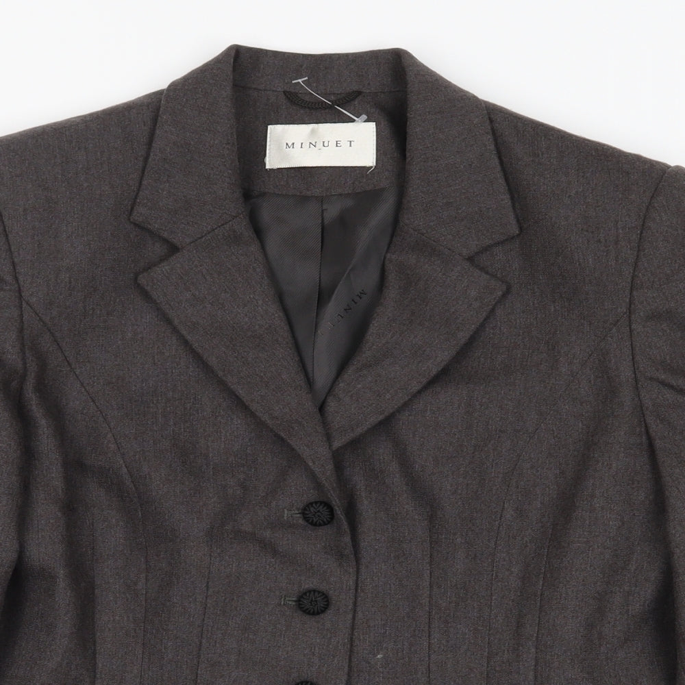 Womens UK Size 10 Minuet Grey Jacket