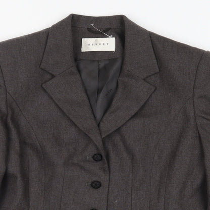 Womens UK Size 10 Minuet Grey Jacket