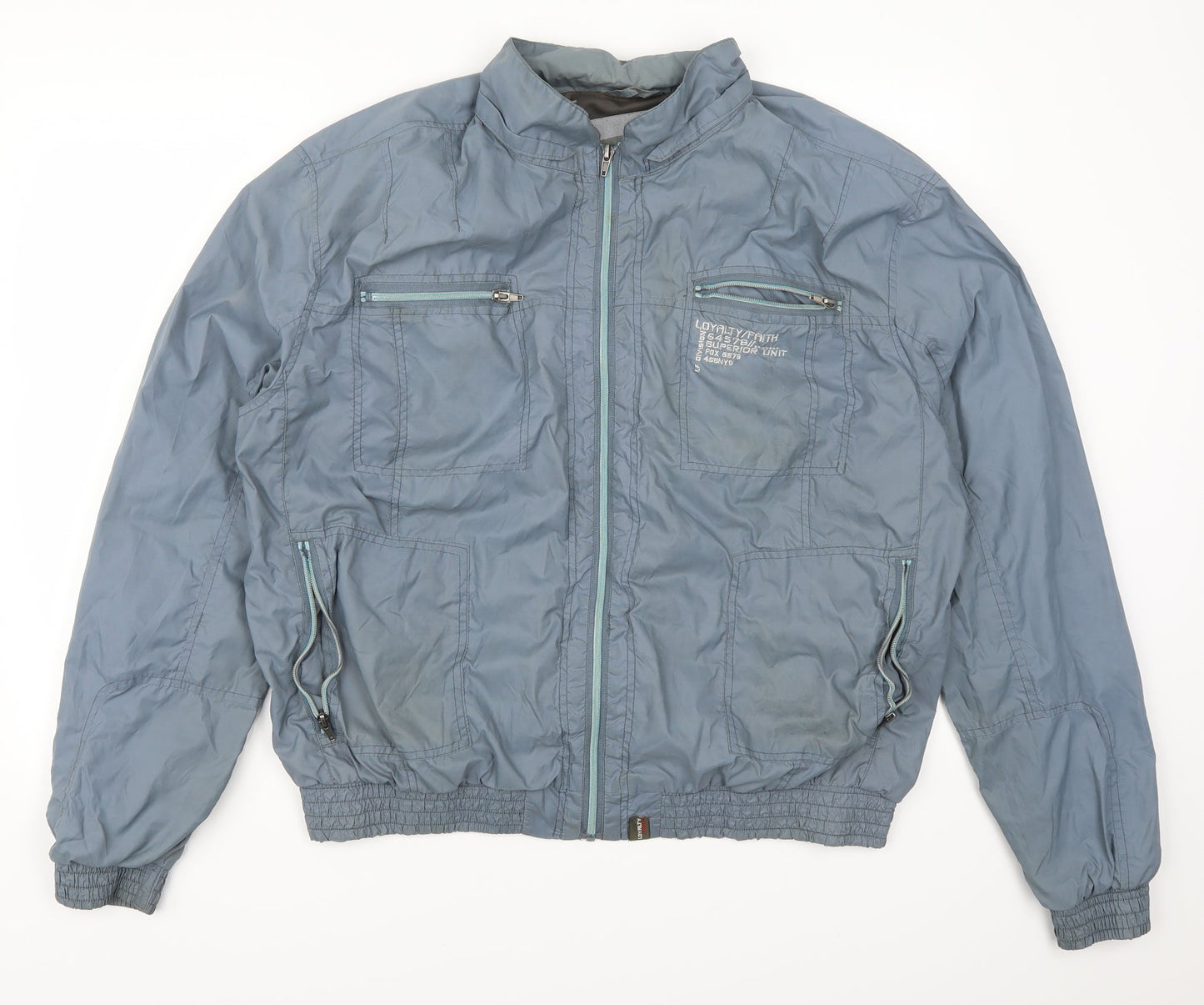 Loyalty & Faith Womens Blue   Jacket Coat Size XL