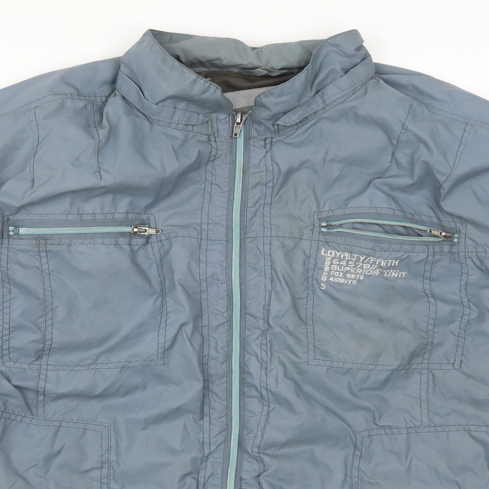 Loyalty & Faith Womens Blue   Jacket Coat Size XL