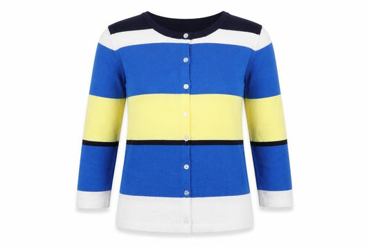 Text Womens Multicoloured Striped  Cape Jumper Size S