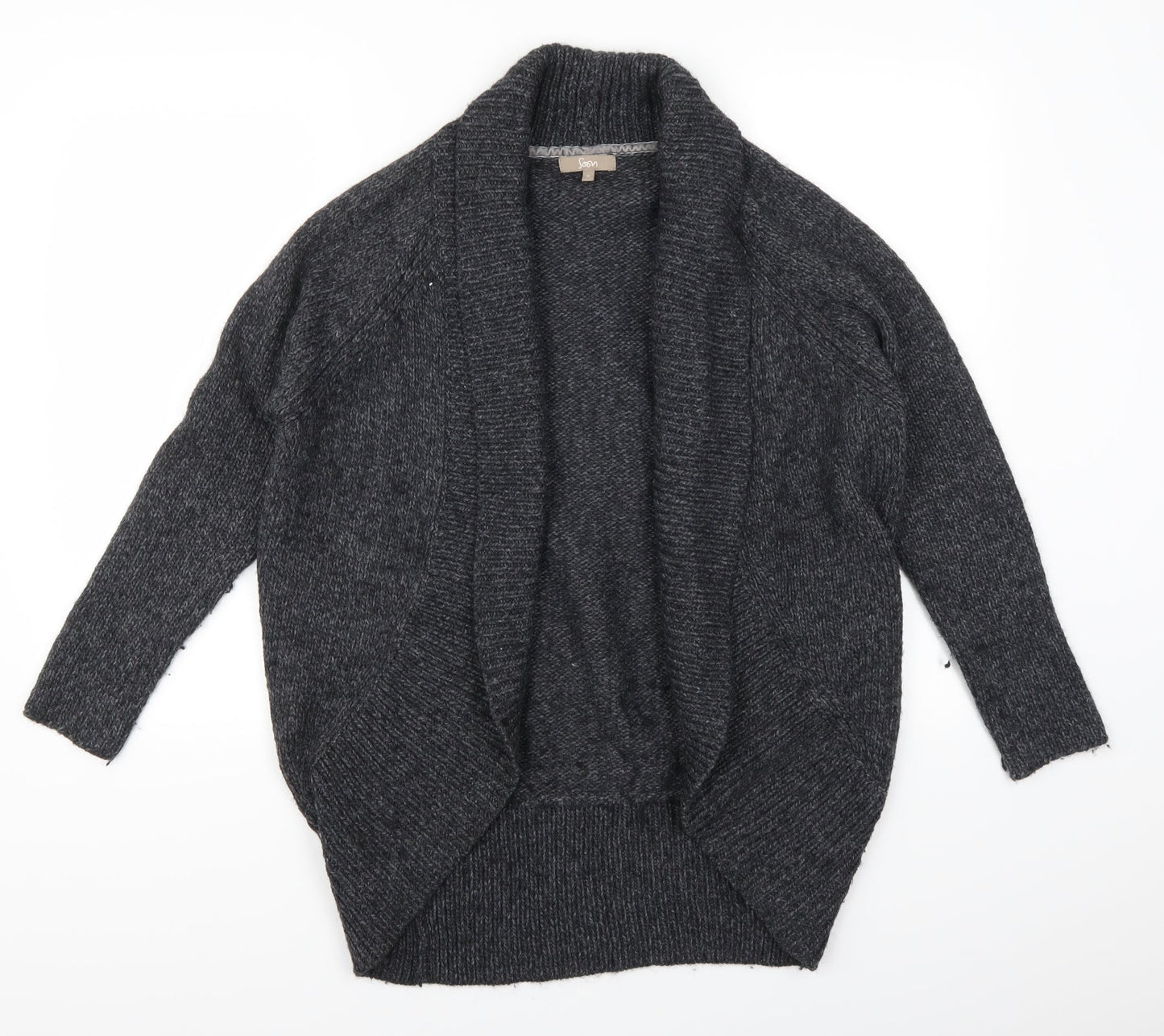 Soon Womens Grey   Cardigan Jumper Size S