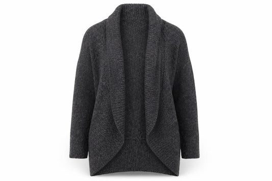 Soon Womens Grey   Cardigan Jumper Size S