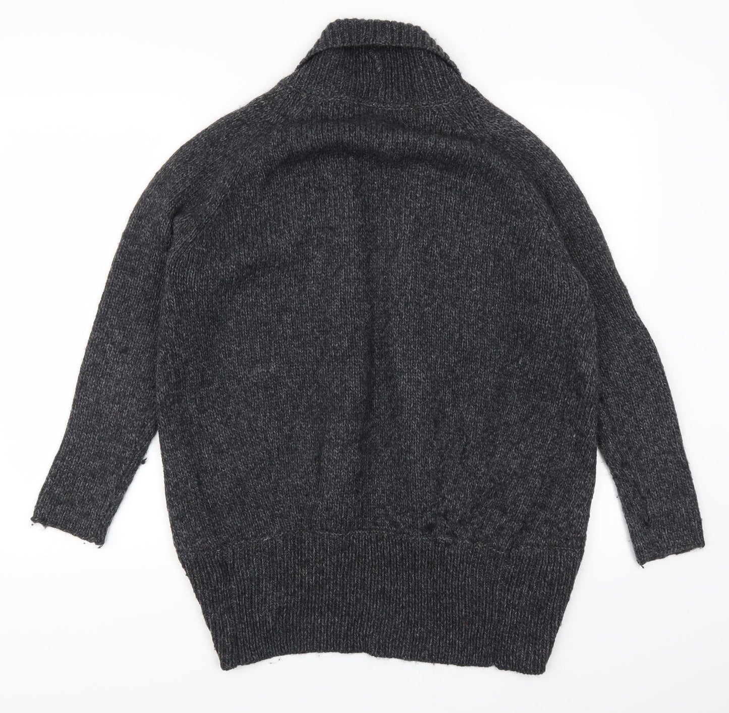 Soon Womens Grey   Cardigan Jumper Size S
