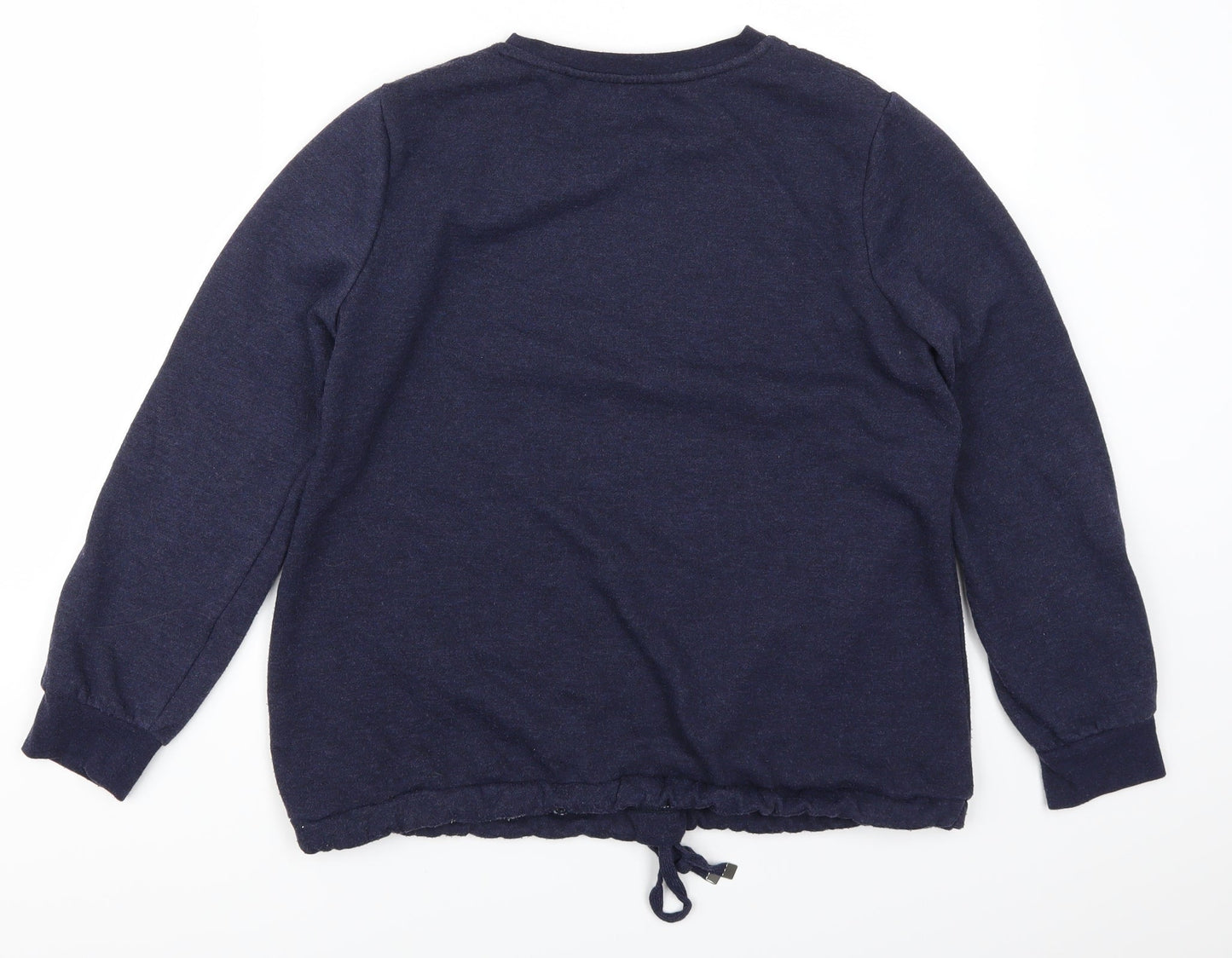 George Womens Blue   Henley Sweatshirt Size 12