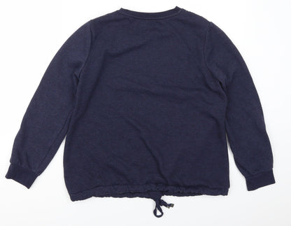 George Womens Blue   Henley Sweatshirt Size 12