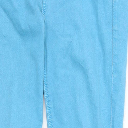 Topshop Womens Blue  Denim Skinny Jeans Size 30 in L27 in