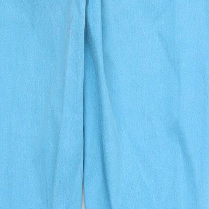 Topshop Womens Blue  Denim Skinny Jeans Size 30 in L27 in