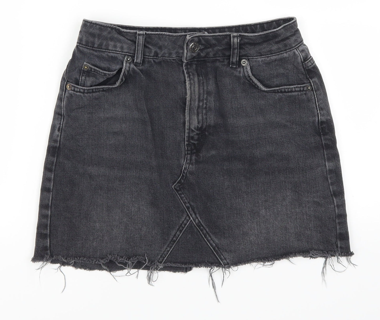Womens UK Size 8 Topshop Mini Denim Skirt
