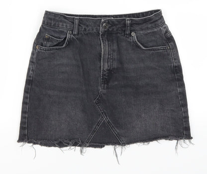 Womens UK Size 8 Topshop Mini Denim Skirt