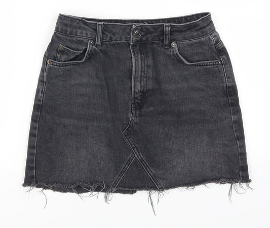 Womens UK Size 8 Topshop Mini Denim Skirt