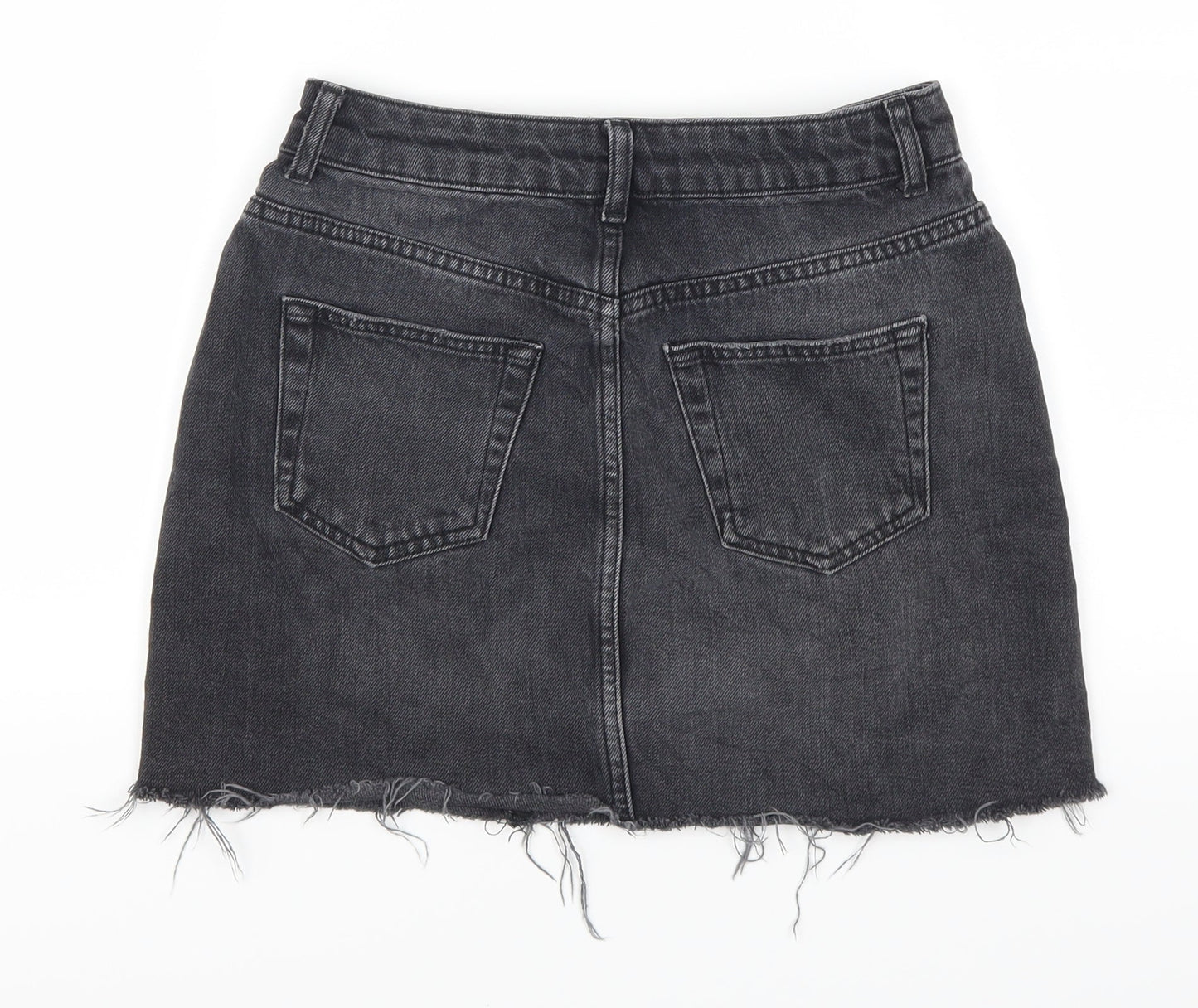 Womens UK Size 8 Topshop Mini Denim Skirt