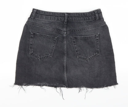 Womens UK Size 8 Topshop Mini Denim Skirt