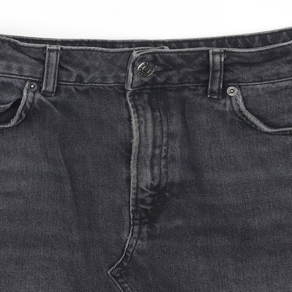 Womens UK Size 8 Topshop Mini Denim Skirt